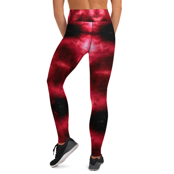 Red Lighting Yoga Leggings