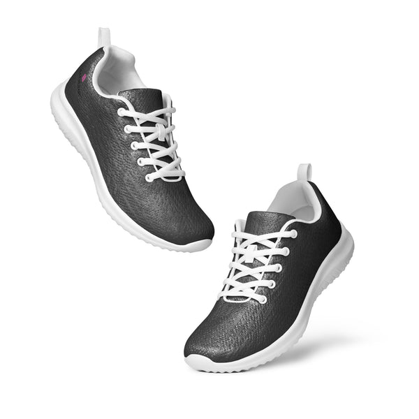 Grey Solid Color Men's Sneakers, Medium Grey Solid Color Modern Breathable Lightweight Best Premium Designer Men’s Lace-up Low Top Sneakers, Modern Essential Classic Every Day Best Quality Fashionable Running Casual Canvas Breathable Comfortable Running Shoes With White Laces and Padded Tongues and Thick Outsoles (US Size: 5-13)