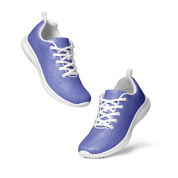Pastel Purple Men’s Athletic Shoes, Best Solid Purple Color Modern Breathable Lightweight Men’s Athletic Shoes (US Size: 5-13)