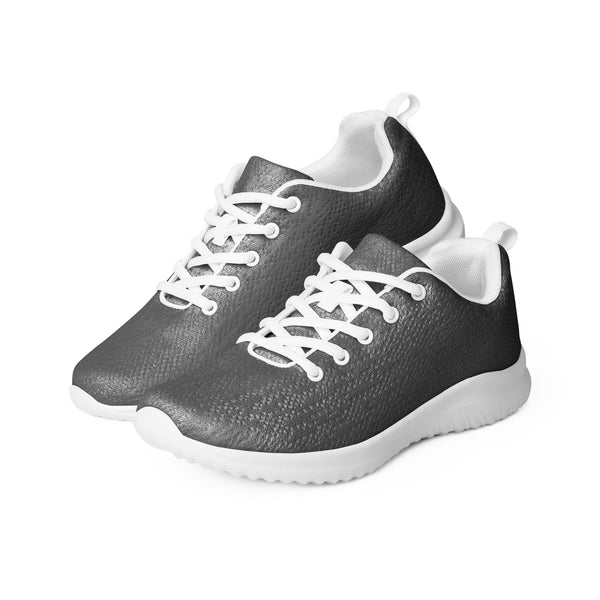Grey Solid Color Men's Sneakers, Solid Color Modern Breathable Lightweight Best Premium Designer Men’s Lace-up Low Top Sneakers, Modern Essential Classic Every Day Best Quality Fashionable Running Casual Canvas Breathable Comfortable Running Shoes With White Laces and Padded Tongues and Thick Outsoles (US Size: 5-13)