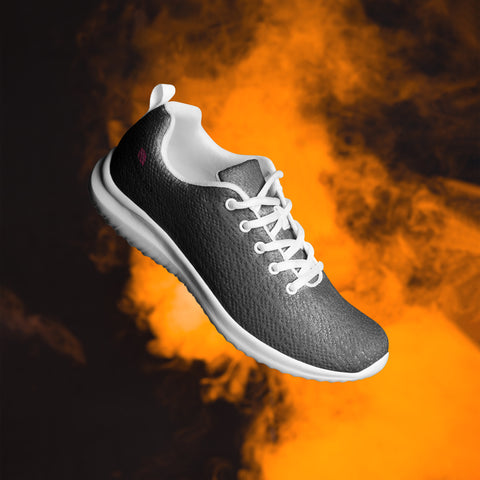 Grey Solid Color Men's Sneakers, Medium Grey Solid Color Modern Breathable Lightweight Best Premium Designer Men’s Lace-up Low Top Sneakers, Modern Essential Classic Every Day Best Quality Fashionable Running Casual Canvas Breathable Comfortable Running Shoes With White Laces and Padded Tongues and Thick Outsoles (US Size: 5-13)