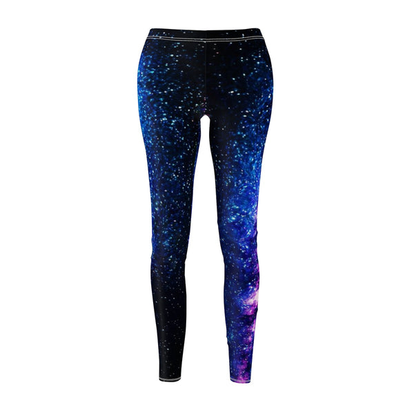 Galaxy Cosmos Space Purple Best Women's Casual Leggings, Made in USA(US Size: XS-2XL)-Casual Leggings-Heidi Kimura Art LLCGalaxy Cosmos Leggings, Galaxy Cosmos Space Purple Best Women's Fancy Dressy Cut & Sew Casual Leggings - Made in USA (US Size: XS-2XL) Galaxy Leggings, Galaxy Print Leggings, Space Tights, Galaxy Workout Leggings, Galaxy Leggings Outfit, Galaxy Leggings Plus Size, Galaxy Running Leggings