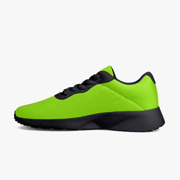 Bright Green Color Unisex Sneakers, Soft Solid Green Breathable Minimalist Solid Color Soft Lifestyle Unisex Casual Designer Mesh Running Shoes With Lightweight EVA and Supportive Comfortable Black Soles (US Size: 5-11) Mesh Athletic Shoes, Mens Mesh Shoes, Mesh Shoes Women Men, Men's and Women's Classic Low Top Mesh Sneaker, Men's or Women's Best Breathable Mesh Shoes, Mesh Sneakers Casual Shoes 
