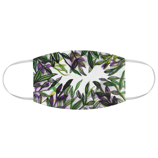 Tropical Leaf Print Face Mask, Adult Designer Premium Fabric Face Mask-Made in USA-Accessories-Printify-One size-Heidi Kimura Art LLC Tropical Leaf Print Face Mask, Floral Haiwaiian Style Adult Modern Face Mask For Vegan Lovers, Fashion Face Mask For Men/ Women, Designer Premium Quality Modern Polyester Fashion 7.25" x 4.63" Fabric Non-Medical Reusable Washable Chic One-Size Face Mask With 2 Layers For Adults With Elastic Loops-Made in USA