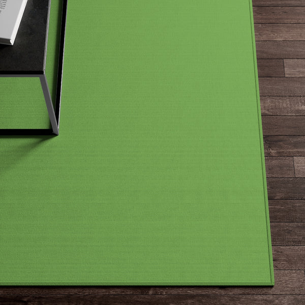 Light Green Color Dornier Rug, Solid Color Green Modern Basics Essential Premium Best Designer Durable Woven Skid-Resistant Premium Polyester Indoor Carpet Area Rug - Printed in USA (Size: 20"x32"(1'-8"x2'-8"), 35"×63"(2'-11"x5'-3"), 63"×84"(5'-3"x7'-0"))