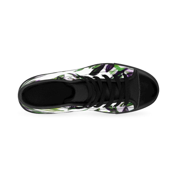 Tropical Leaves Women's High Top Designer Sneakers Running Shoes (US Size: 6-12)-Women's High Top Sneakers-Heidi Kimura Art LLC Tropical Leaves Women's Sneakers, Tropical Leaves Print Women's High Top Designer Sneakers Running Shoes (US Size: 6-12) Tropical Leaves Women's Sneakers, Tropical Leaves Print Women's High Top Designer Sneakers Running Shoes (US Size: 6-12)