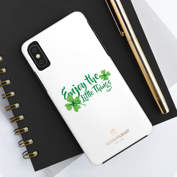 Motivational Saying Print Phone Case, Leaf Case Mate Tough Phone Cases-Made in USA - Heidikimurart Limited 