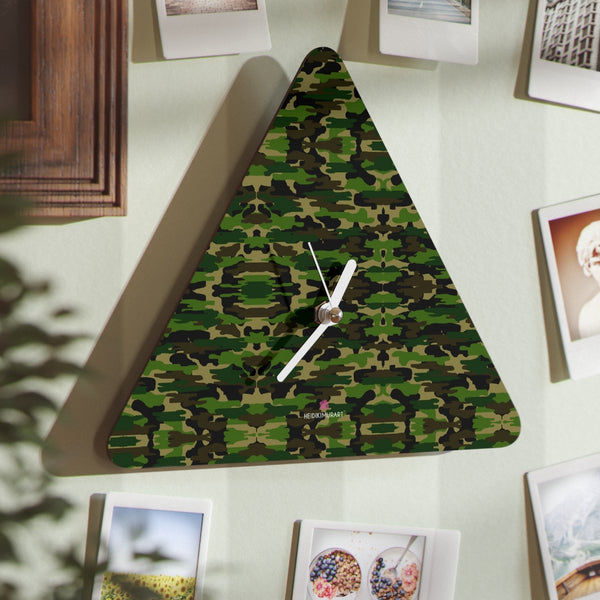 Camo Print Fun Wall Clocks