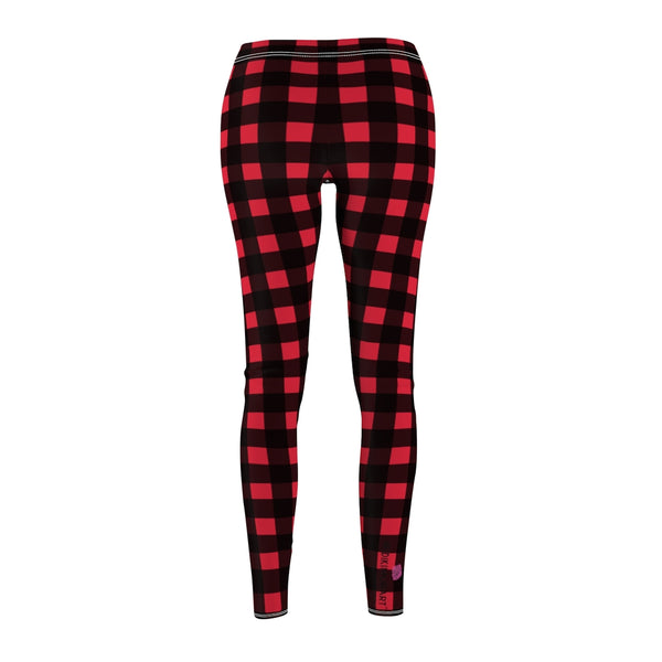 Buffalo Red Plaid Casual Leggings