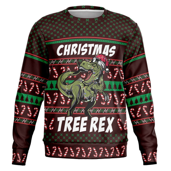 Christmas Holiday Dinosaur Sweatshirt