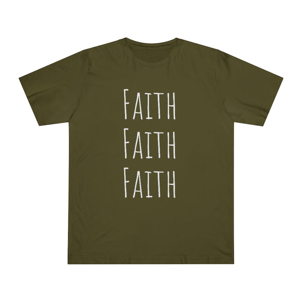 Faith Christian Unisex Tee, Best Unisex Deluxe Christian Religious T-shirt For Men or Women (US Size: XS-3XL)