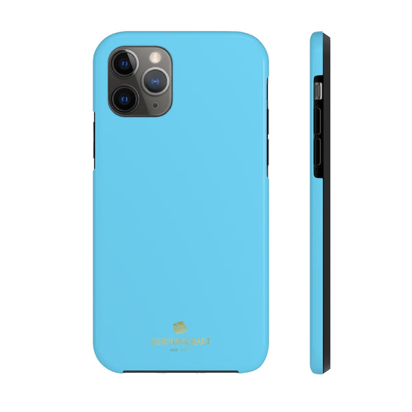 Blue Solid Color Phone Case, Modern Case Mate Tough Phone Cases-Made in USA - Heidikimurart Limited 