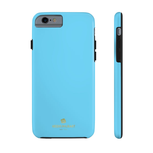 Blue Solid Color Phone Case, Modern Case Mate Tough Phone Cases-Made in USA - Heidikimurart Limited 