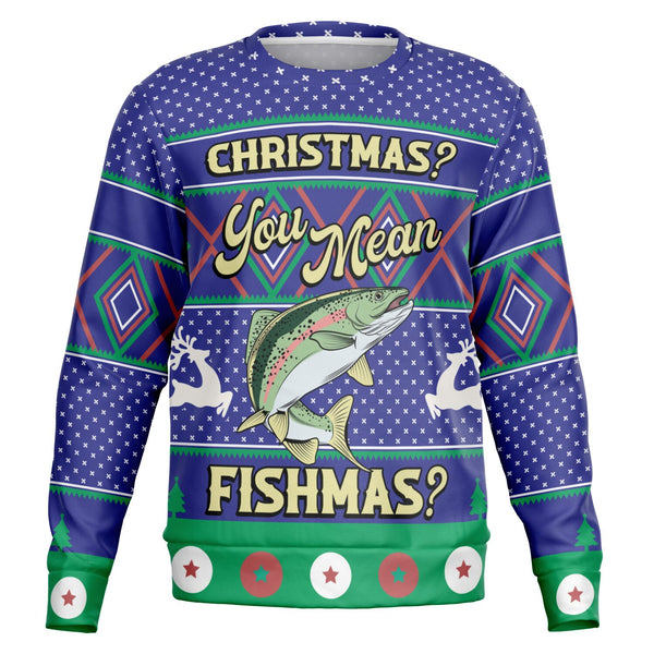 Christmas Adult's Sweatshirts For Fishermen