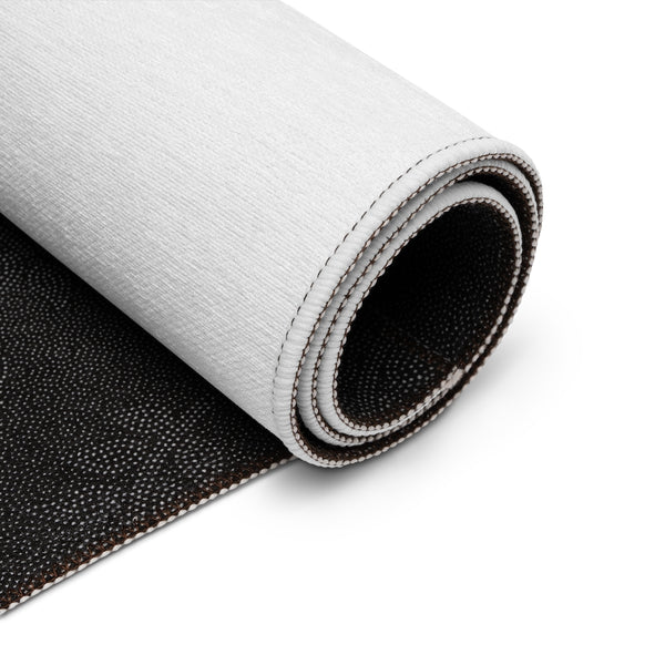 White Color Dornier Rug, Solid Color Best Designer Woven Skid-Resistant Indoor Carpet - Printed in USA  (Size: 1'-8"x2'-8", 2'-11"x5'-3", 5'-3"x7'-0")