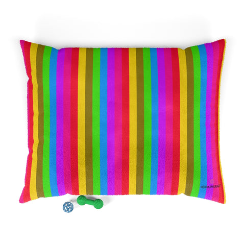 Rainbow Pet Bed, Gay Pride Dog Bed - Heidikimurart Limited 