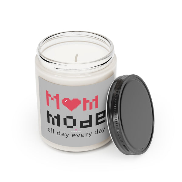 Grey Mum's Day Soy Candle, 9 oz Best Hand-Poured Vegan Soy Coconut Wax Candles-Made in USA