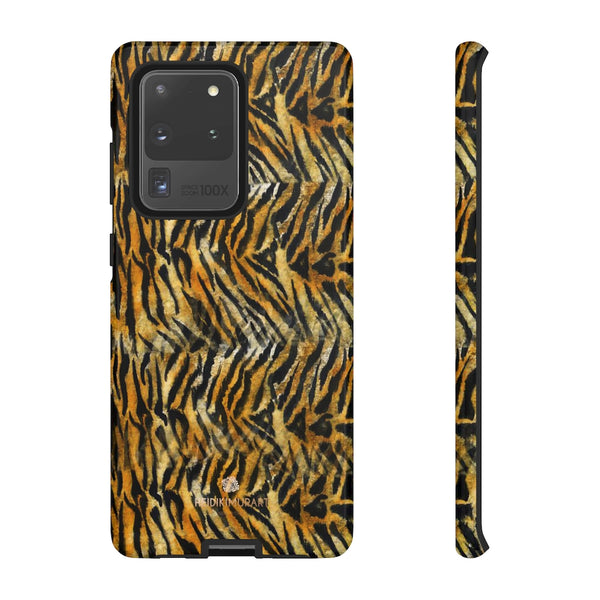 Tiger Striped Print Tough Cases, Designer Phone Case-Made in USA-Phone Case-Printify-Samsung Galaxy S20 Ultra-Glossy-Heidi Kimura Art LLC