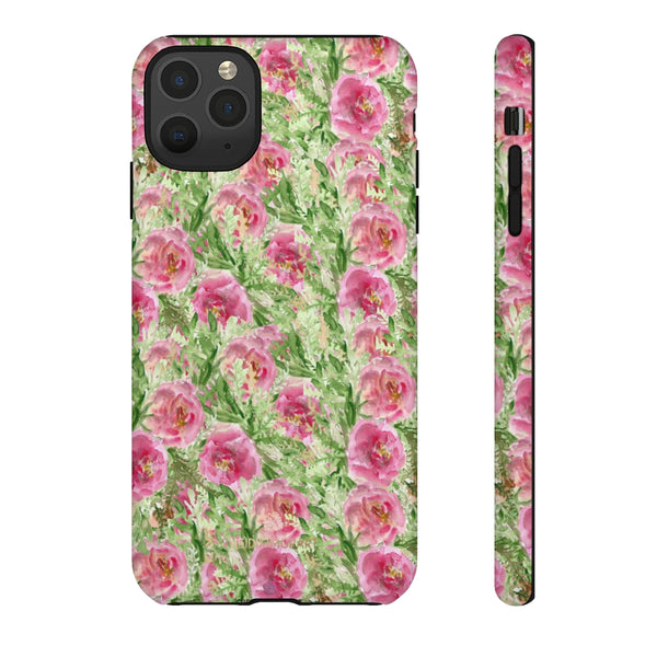 Garden Rose Phone Case, Roses Floral Print Tough Designer Phone Case -Made in USA-Phone Case-Printify-iPhone 11 Pro Max-Matte-Heidi Kimura Art LLC