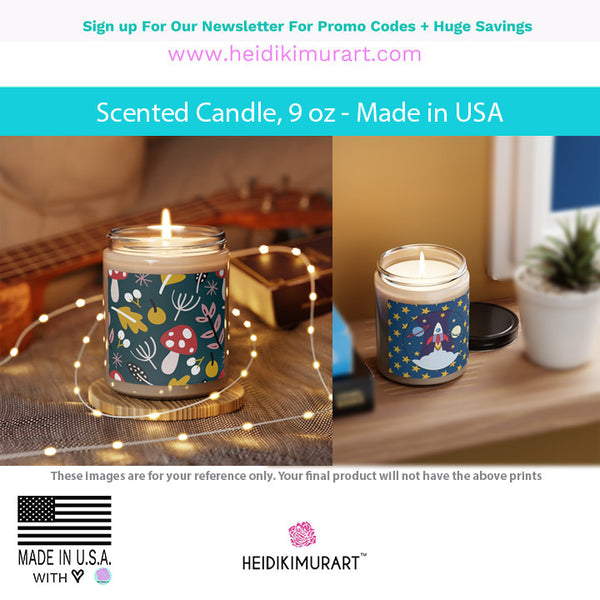 Mom's Day Scented Soy Wax Candle, 9oz Best Vanilla or Cinnamon Stick Candle In A Glass Container For Mothers - Made in the USA