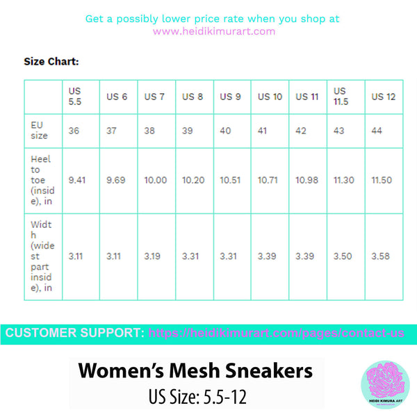 Women's Black Mesh Sneakers, Solid Black Color Mesh Sneakers For Women (US Size: 5.5-12)