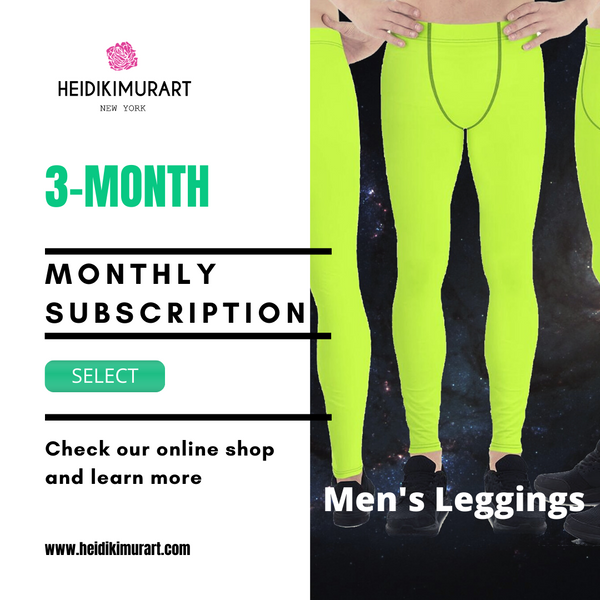Monthly Premium Quality Men's leggings/ Meggings Subscription Plan Package For Our Special VIP Customers (3-month, 6-month, 1-year, 2-year, 3-year plans are available)