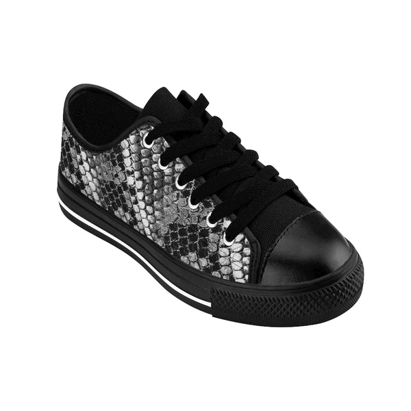 Snake Skin Print Women's Sneakers