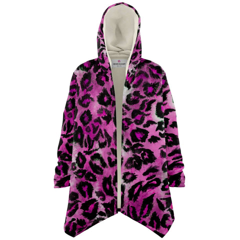 Red Leopard Unisex Cloak Jacket - Heidikimurart Limited 