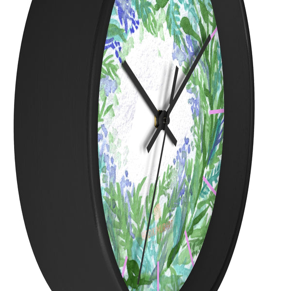 Violet Purple Pastel Color French Lavender 10 in. Dia. Indoor Wall Clock- Made in USA-Wall Clock-Heidi Kimura Art LLC