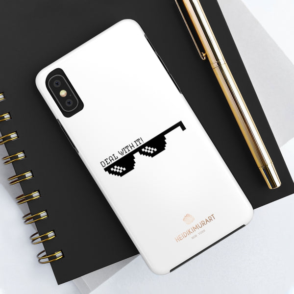 Sunglasses Funny Print Phone Case, Humor Case Mate Tough Phone Cases-Made in USA - Heidikimurart Limited 