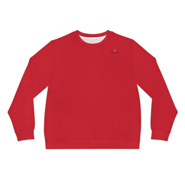 Red Color Lightweight Men's Sweatshirt, Dark Red Men's Shirt