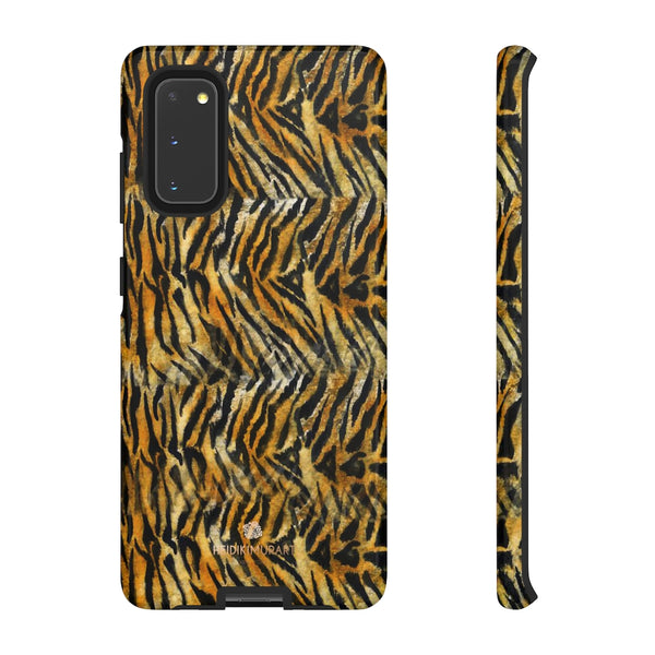 Tiger Striped Print Tough Cases, Designer Phone Case-Made in USA-Phone Case-Printify-Samsung Galaxy S20-Glossy-Heidi Kimura Art LLC