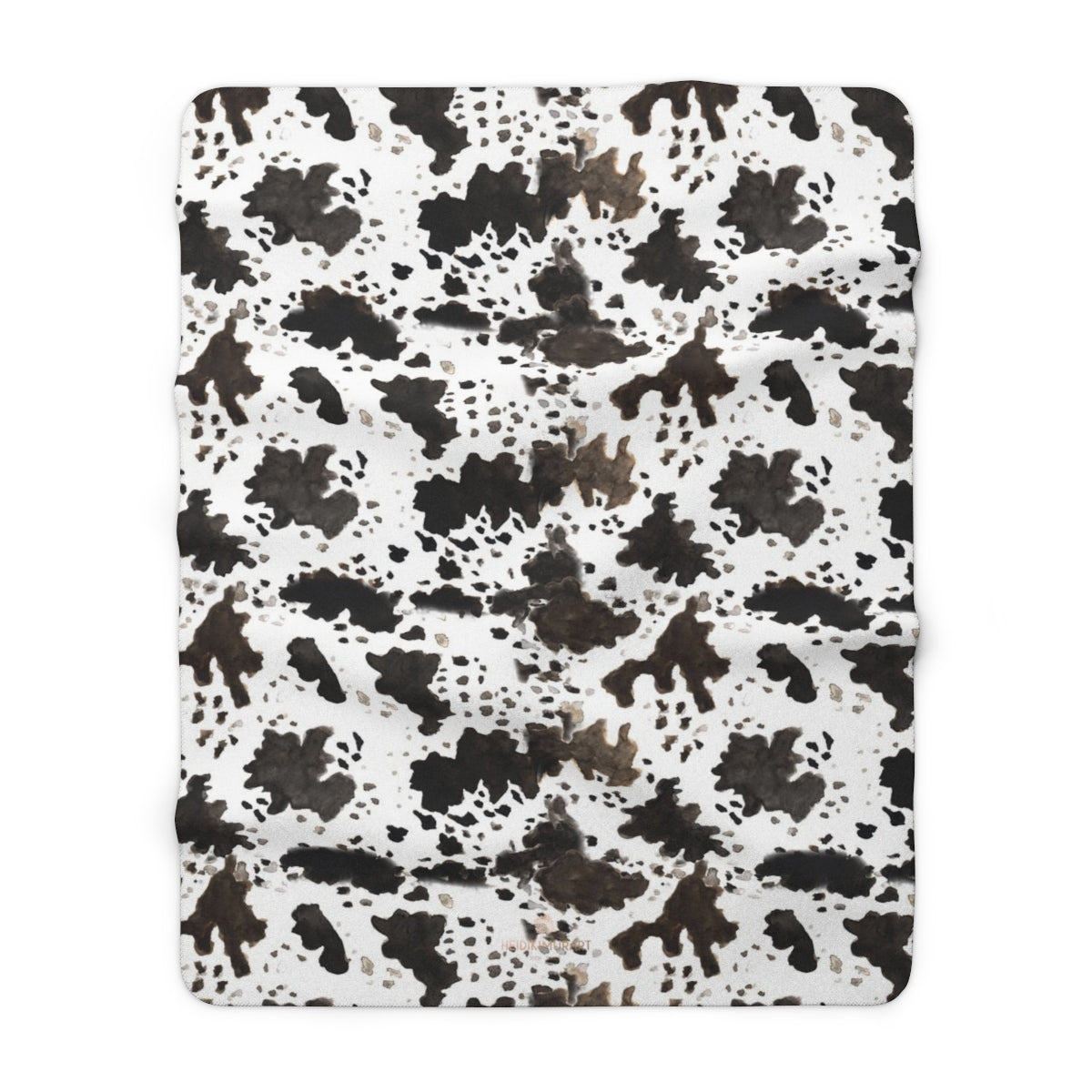 Farm Cow Print Animal Print Designer Cozy Sherpa Fleece Blanket-Made in USA-Blanket-60" x 80"-Heidi Kimura Art LLC