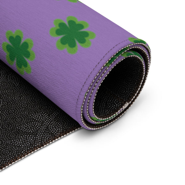 Purple Green Clover Dornier Rug