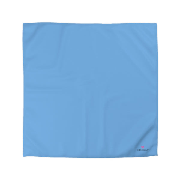 Light Blue Color Duvet Cover,  Solid Color Best Microfiber Duvet Cover