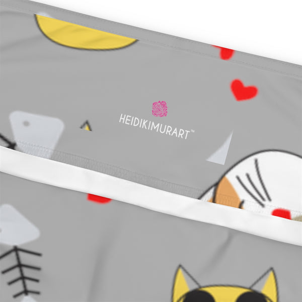 Grey Cat Lover's Tights, Best Women's Plus Size Leggings