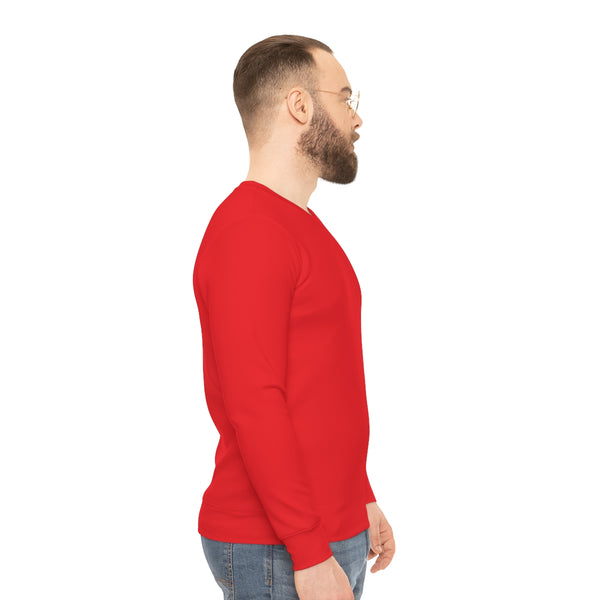 Red Color Lightweight Men's Sweatshirt