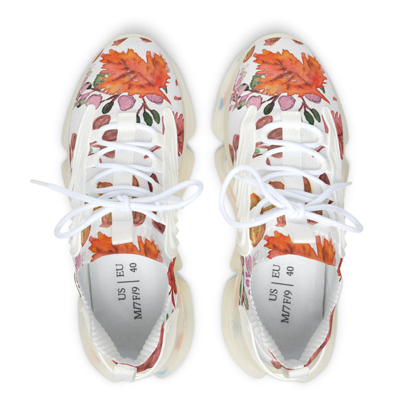 Women's Fall Leaves Mesh Sneakers, Best Floral Fall Leaf Print Breathable Mesh Sneakers For Women (US Size: 5.5-12) Mesh Athletic Shoes, Womens Mesh Shoes, Mesh Shoes Women, Women's Classic Low Top Mesh Sneaker, Women's Breathable Mesh Shoes, Mesh Sneakers Casual Shoes For Ladies 