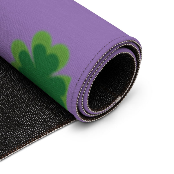 Purple Green Clover Dornier Rug