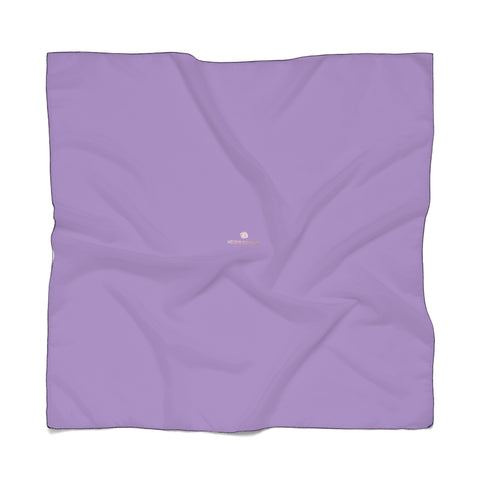 Light Purple Designer Poly Scarf, Solid Color Lightweight Fashion Accessories- Made in USA-Accessories-Printify-Poly Voile-25 x 25 in-Heidi Kimura Art LLC Light Purple Designer Poly Scarf, Classic Solid Color Print Lightweight Delicate Sheer Poly Voile or Poly Chiffon 25"x25" or 50"x50" Luxury Designer Fashion Accessories- Made in USA, Fashion Sheer Soft Light Polyester Square Scarf