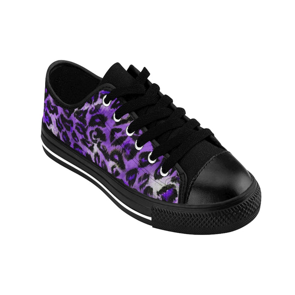 Purple Animal Print Women's Sneakers