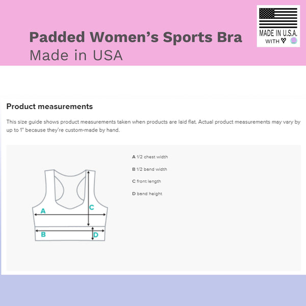 Pink Tropical Leaves Sports Bra, Best Longline Sports Bra For Women-Made in USA/EU/MX (US Size: XS-3XL)