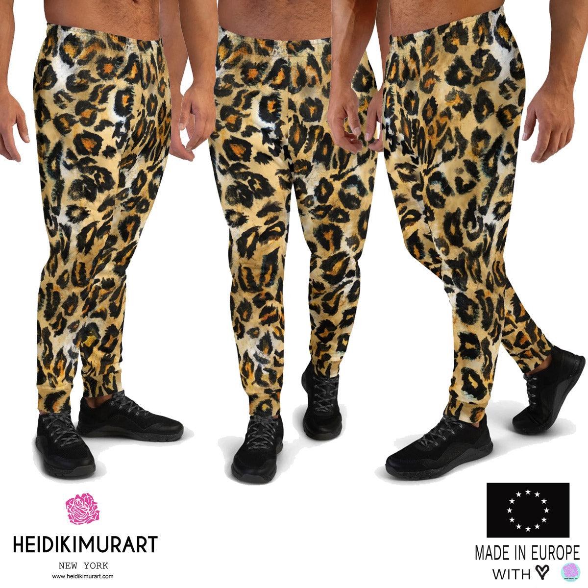 Brown Animal Print Sweatpants main image 0