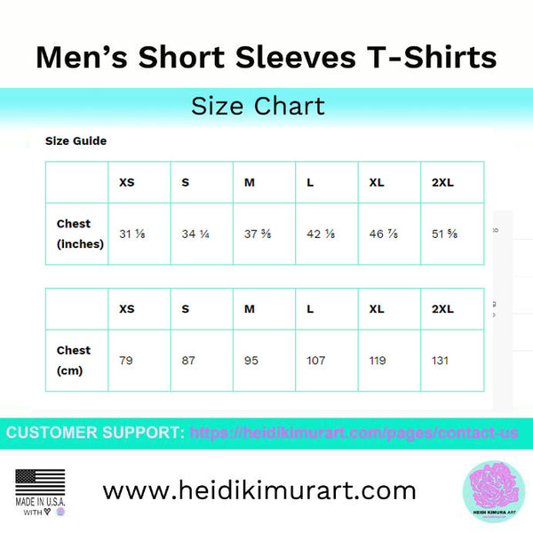Pink Black Striped Men's T-shirt, Modern Stripes Luxury Tees For Men-Made in USA/EU/MX