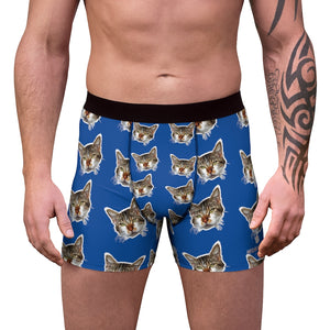 Multicolour Meow Women's Boxers  Cute Cat Print Boxer Shorts