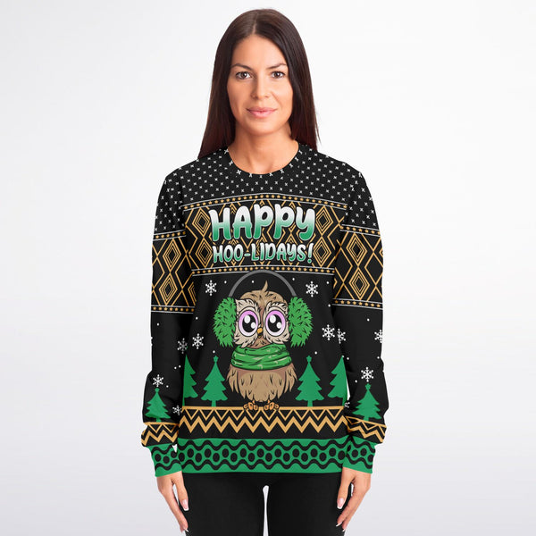 Cute Owl Christmas Adult's Sweatshirt
