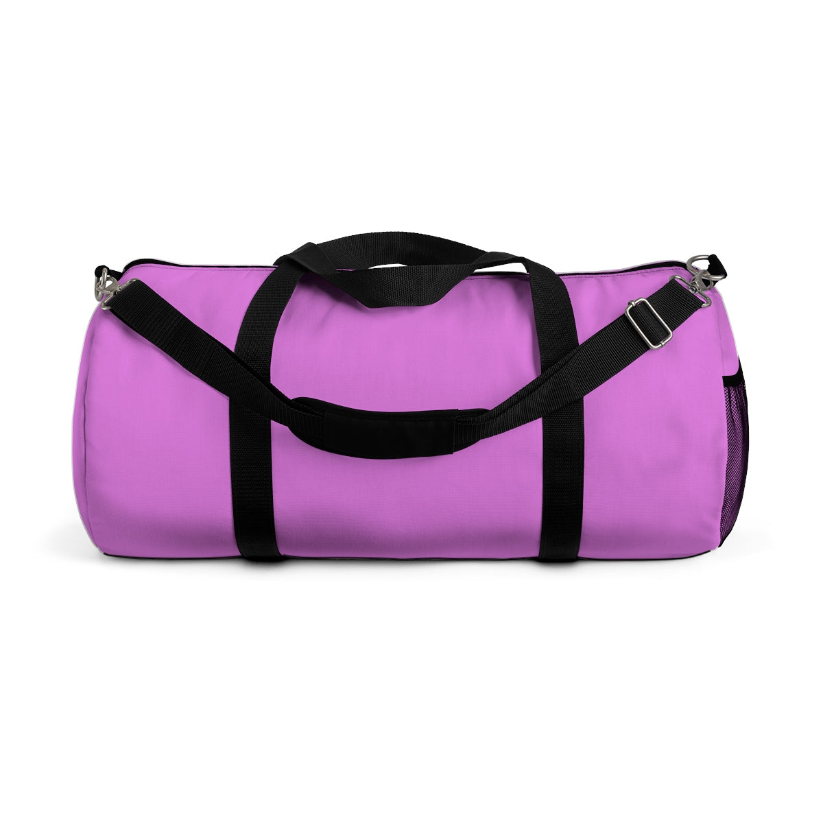Solid Pink Color All Day Small 20"Long Or Large 23"Long Size Duffel Bag-Duffel Bag-Small-Heidi Kimura Art LLCPink Unisex Duffle Bag, Solid Pink Color All Day Small 20"Long Or Large 23"Long Size Duffel Bag, Made in USA, Small Pink Duffle Bag, Pink Duffle Bag, Pink Sports Duffle Bag Travel Luggage