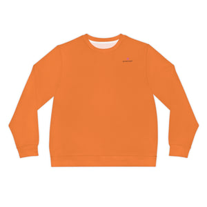 Orange Color Lightweight Men's Sweatshirt, Dark Red Men's Shirt