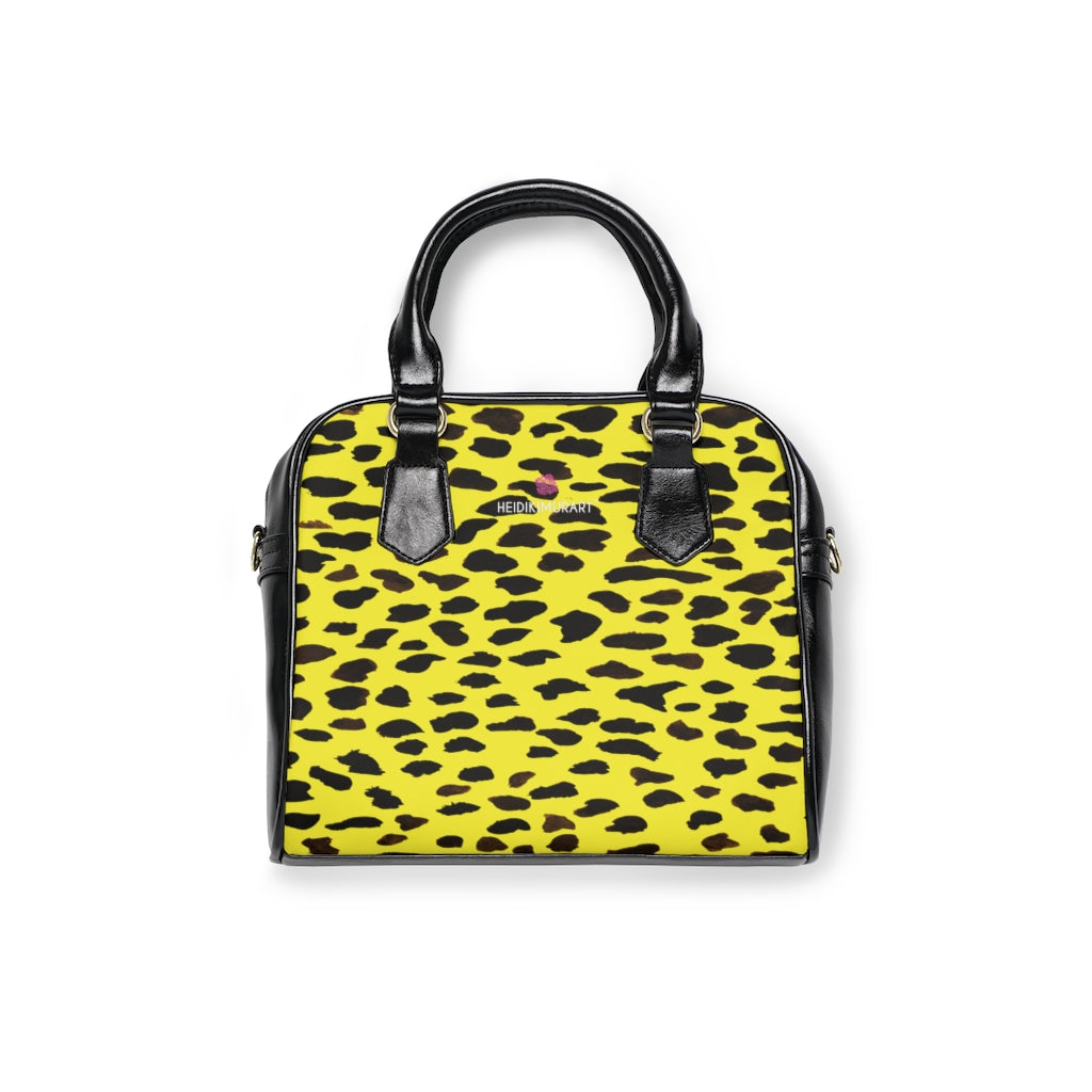 Yellow cow shoulder handbag 2024