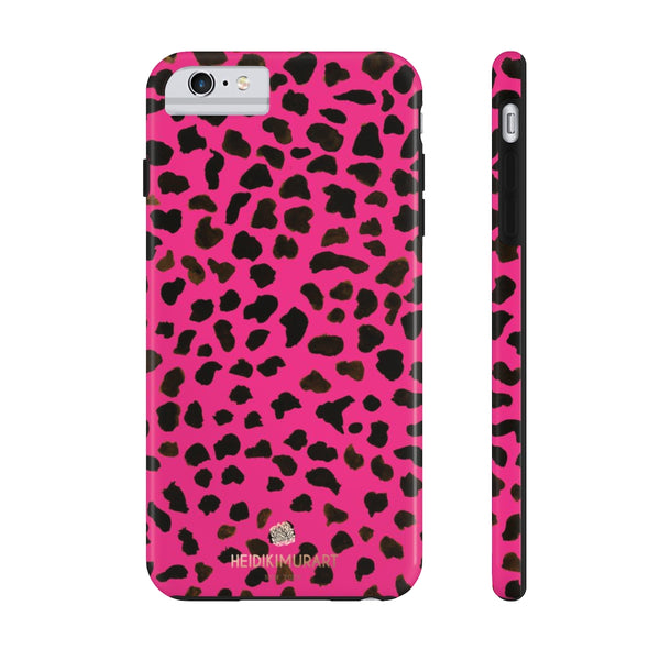 Hot Pink Cheetah Animal Print Phone Case, Case Mate Tough Phone Cases-Made in USA - Heidikimurart Limited 